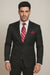 Mantoni Suit - Signature Menswear Wool Fabric SuitsOutlet - Brand Shadow Stripe ~ Pinstripe Suit by - High End Suits - High Quality Suits