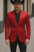 Men's Slim Fit Western Blazer Sport Coats Red Sacos Vaqueros Para Hombre