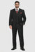 Modern Fit Wool Feel Two Button Jacket with Suit Black