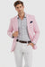 Linen Blazer - Pink Linen Sportcoat