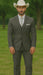 SKU#JA60894 Country Tuxedos For Weddings Mens Traje Vaquero Suit - Dark Grey Tuxedo Slim Fit