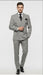 Men’s Grey and Black Pinstripe Double-Breasted Suit – 1920s Gangster Vintage Looking suit By Rossiman