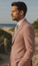 Mens Linen Suit For Beach Wedding - Summer  Suit in Pink