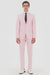 Mens Modern Slim Pink Seersucker Suit