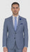 Vitali Brand Suits - 2 Button Slim Fit Sharkskin Textured Pattern Tapered Fit Suit With Vent Light Blue Online Discount Fashion Sale