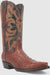 Dingo Cognac Snip Toe Cowboy Boot