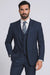 Teal Indigo  Bright Blue Cobalt Blue and Pinstripe Suit