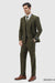 Tweed 3 Piece Suit - Tweed Wedding Suit Big and Tall Tweed Suit Slim Fitted Herringbone Fabric Plus Size Men's Suits For Big Guys