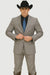 Designer Men's 2 buttons fully lined slim fit Gray suit