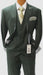 Stacy Adams Suit Mens Forrest Green Suit Vested 3 Piece Suit