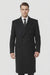 Men'S Six Buttons Black Fully Lined Men'S Overcoat Long Coat Winter Men'S Topcoat Sale