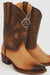 Men's King Exotic Snip Toe Caiman Belly Boots Handcrafted Burnished Oryx (494RD8215)