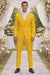 FESTIVE Colorful Alberto Nardoni Men'S Vested 3 Piece Suit Yellow