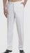Men's Dress Pants Trousers Flat Front Slacks White