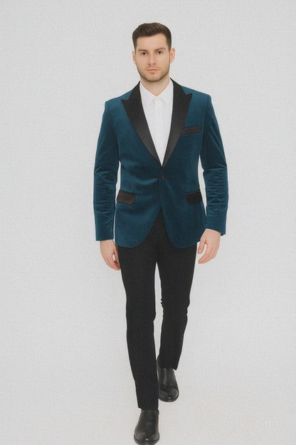 Men's Blazer Dark Teal