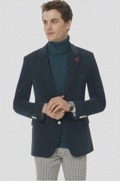 Mens Blazer French Blue