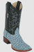 Mens Blue Ostrich Boots