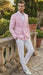Men’s Light Pink Double Breasted Blazer – Sport Jacket Coat