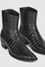 Caiman Tail Short Black Boots