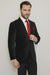 Men's Paisley Black Velvet Fabric Patterned Texture Men's blazer Sport Coat velour Blazer Jacket