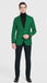 Mens Green Blazer – Stylish Casual and Formal Sport Coat for Parties, Weddings and Events in Emerald Green