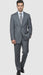 Men's Grey Tonal Shadow Stripe ~ Pinstripe 2-button 2 Piece Suits - Two piece Business suits Suit