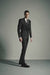 Men'S Black And White Gangster Bold PinStripe Mars Vested 3 Piece Fashion Suit