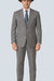 Men's Two-Piece  Classic Fit 2 Button Side Vents Grey Cheap Priced Business Suits Clearance Sale