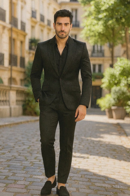 Alberto Nardoni Brand Men's Blazer Black