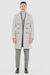 Mens Six Button Peak Lapel Suit Grey