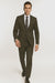 Giorgio Fiorelli Suit Men's Solid Olive Suit