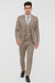 Men’s Modern Fit 3-Piece Taupe Suit with Vest – Stylish Formal Wear for Weddings & Business
