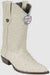 Wild West Cream ~ Off White Full Quill Ostrich Cowboy Boots - Botas De Avestruz