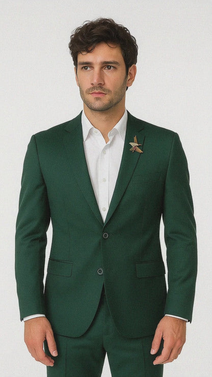 Mens Green Blazer Velvet Blazer Mens 2 Button Velvet Hunter ~ Olive Green Sportcoat Jacket
