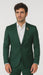 Mens Green Blazer Velvet Blazer Mens 2 Button Velvet Hunter ~ Olive Green Sportcoat Jacket