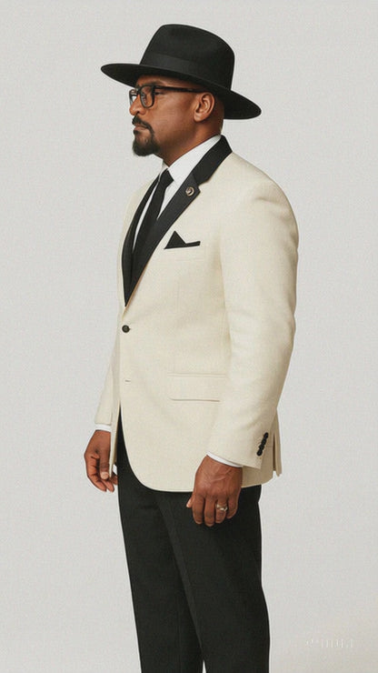 Harlem Nights Movie Clothing Outfit - 1920s Costume Party Mens Suit + Hat Shirt and Tie