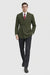 Mens Dark Green Winter Blazer - Hunter Sport Coat jacket Modern Fit 2 Buttons Style Notch
