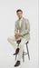 Men’s Champaign Silver and Cream Embroidered Luxury Blazer – Floral Pattern Wedding & Party Dinner Jacket in Light Tan Color