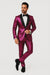 Mens Sequin Suit - Sparkly Suit - Pink Real Glitter Suit