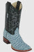 Mens Blue Ostrich Boots