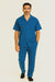 Men's Short Sleeve 2 Piece Casual Two Piece Mens Walking Outfit For Sale Pant Sets Set With Long Pants 100% Linen Royal Shirt