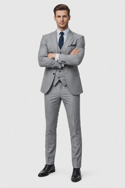 Alberto Narodni Summer Wedding Linen Vest & Pants Vested 3 Piece Suit 2 button Suit Light - Mens Linen Suit