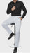 Mens White Satin Slim Fit Dress Pants – Shiny Formal Party and Wedding Trousers