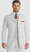 Men's 3 Piece Fashion Suit - Vested 3 Piece Zoot Suit  - Three Piece Suit