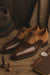 Men Brown and Cognac Suede Wing Tip Oxford By Mezlan Made In Spain Brand