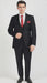 Big Lapel - Wide Lapel - Tom Ford Style Suit - Ticket Pocket - Black