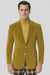 Mens Blazer Mustard