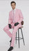 Men’s Pink Two-Piece Suit – Classic Fit Formal Jacket and Tailored Pants