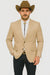 Western Suit - Trajes Para Hombres - Cowboy Formal Attire - Trajes De Novio - Slim Fit Western Tan