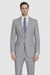 Mantoni Lt. Gray Two-button Wool Suit in Modern or Slim-Fit